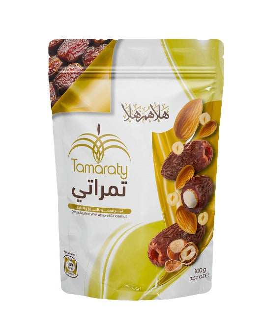 كيس تمر محشو لوز و بندق 90 جم